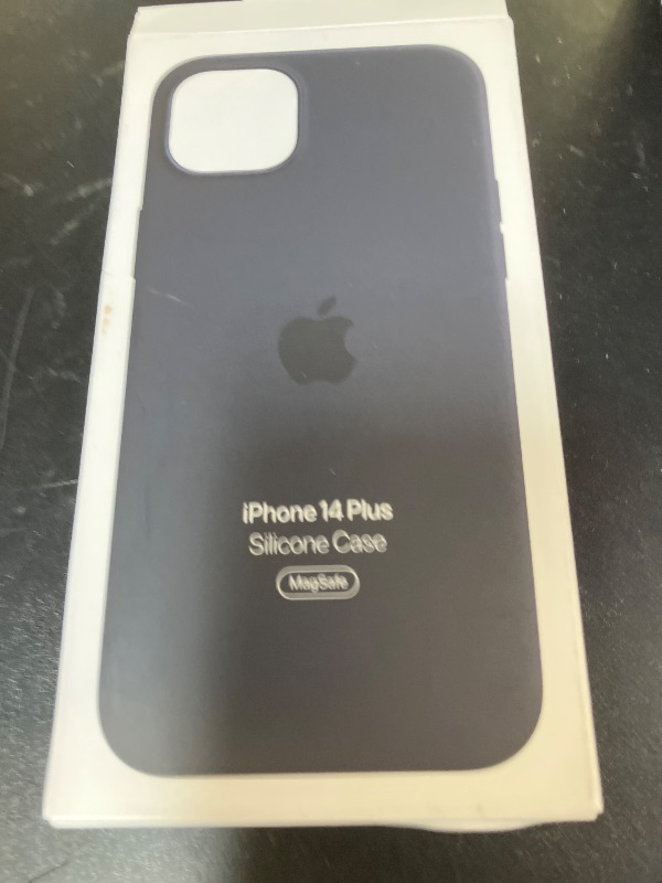 Photo 1 of Apple iPhone 14 Plus Silicone Case with MagSafe - Midnight
