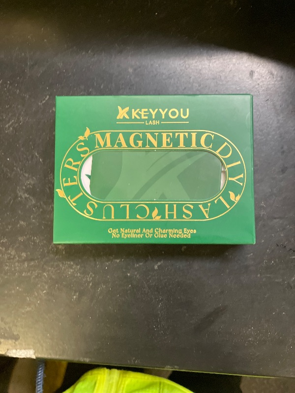 Photo 1 of KEYYOU Reusable Magnetic Eyelashes 2 Pair with Applicator No Glue Needed 3D Natural Magnetic Lashes, Easy to Apply & Long Lasting for Daily Use & Events(A01+A02)