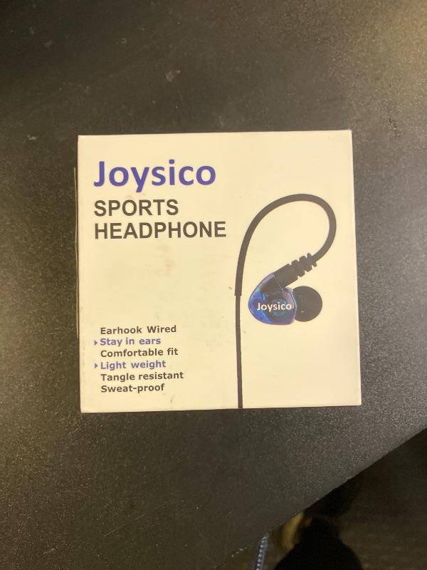 Photo 1 of Stereo-to-Mono Single earbud with Mic and Control, Wired One Ear Earphone Headset w Over Ear Hook & Case for Cell Phones Laptop, In-ear Mono Headphone for Driving Sport Running Cycling, Right Ear Only
