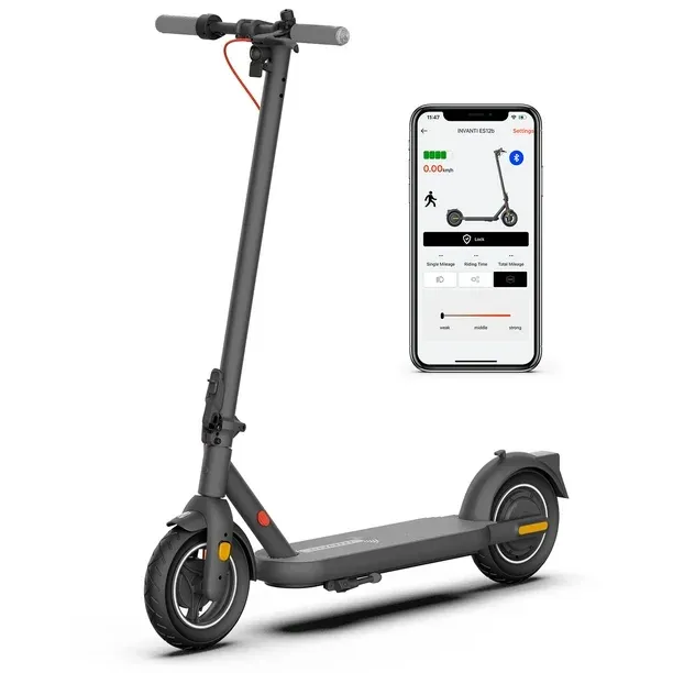 Photo 1 of INVANTI V22 PRO Electric Scooter for Adults, 10" Tires Max 40 KM Range 32 KM/H Speed, Peak 50W Motor Dual Braking System Cruise Control, Foldable E Scooter Commuter with APP
