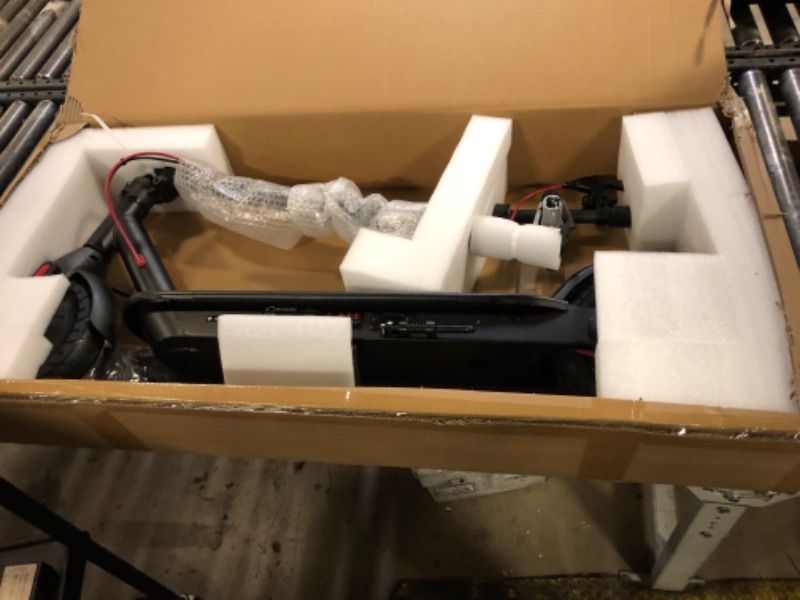 Photo 1 of CYBERGOING Electric Scooter with 430W Peak Motor for Adults, 10" Shock Absorbing Tires, Up to 17-Mile Range & 19 MPH Speed Portable Folding Commuting E Scooter with Dual Breaking System