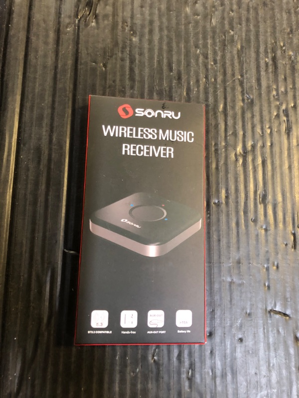 Photo 1 of SONRU Bluetooth 5.3 Adapter Hi-Fi Equipment for Car Wireless Audio Receiver with 3.5mm AUX RCA Cable, Noise Cancellation, Dual AUX Outputs for Home Speakers Wired Headphones