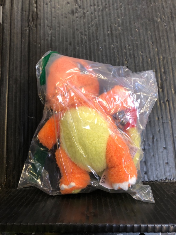 Photo 1 of Pokemon Cuddly Charmander Plush - 8-Inch Soft Shaggy Plush with Authentic Details