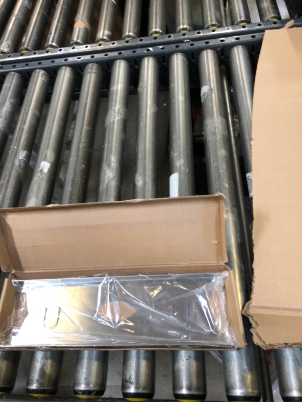 Photo 1 of Stainless Steel Stove Gap Covers, Range Oven Gap Filler, Retractable Length 13.8" to 27.5", Counter Gap Guards Heat Resistant and Easy to Clean, 2PCS, Silver