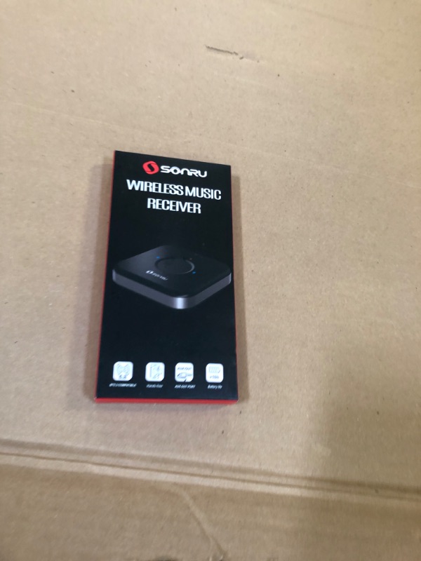 Photo 1 of SONRU Bluetooth 5.3 Adapter Hi-Fi Equipment for Car Wireless Audio Receiver with 3.5mm AUX RCA Cable, Noise Cancellation, Dual AUX Outputs for Home Speakers Wired Headphones