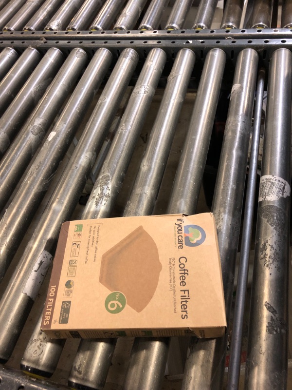 Photo 1 of If You Care Unbleached Coffee Filters, #6 - 100 Count (Pack of 1) â€“ Cone Shaped, All Natural, Biodegradable, Compostable, Chlorine Free