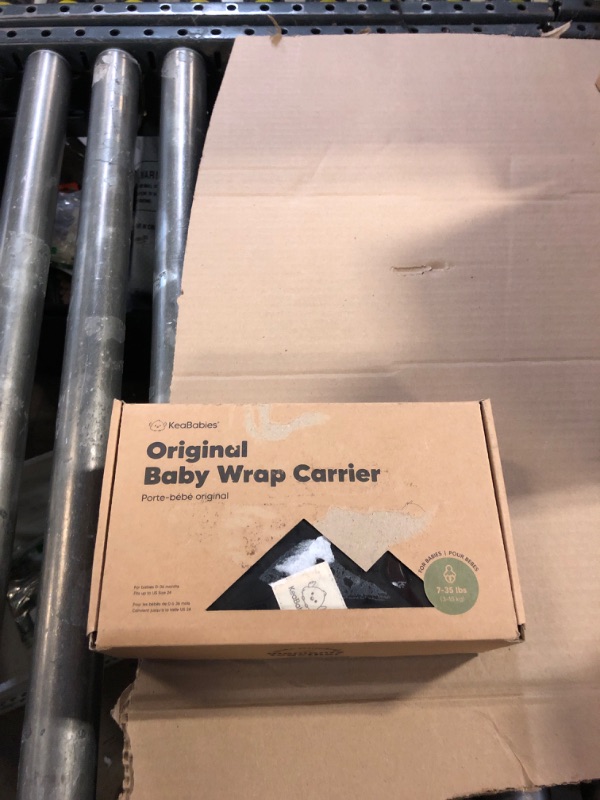 Photo 1 of KeaBabies Baby Wrap Carrier - All in 1 Original Baby Carrier Newborn to Toddler Sling, Easy to Wear, Hands Free Bonding, Lightweight, Breathable Infant Wraps (Trendy Black)