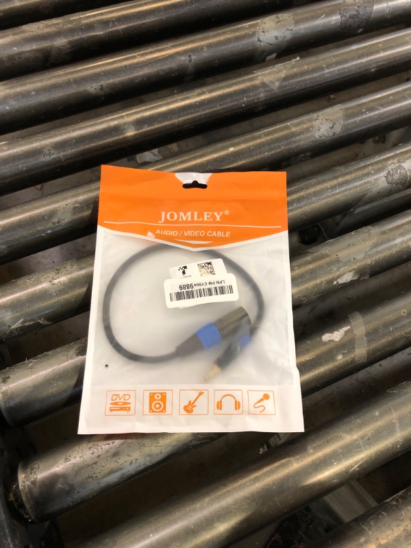 Photo 1 of JOMLEY 3.5mm to XLR Balanced Cable, XLR Male to 1/8 inch Mini Jack Cable Adapter Mono Audio Cord for Cell Phone, Laptop, Speaker, Mixer -1ft