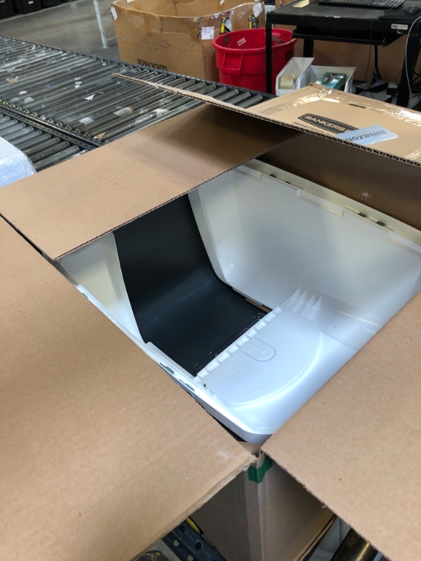 Photo 1 of Catit Airsift Jumbo Hooded Litter Pan, Warm Gray/White - Privacy and Easy Access for Cleaning - Ideal for Larger or Multiple Cat Households