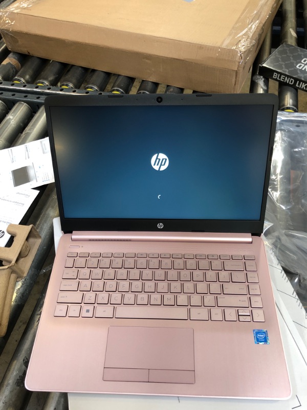 Photo 1 of HP Stream 14" HD Lightweight Laptop, Intel 4-core CPU, 16GB RAM, 224GB Storage(64GB eMMC + 160GB Docking Station), Intel Graphics, HD Webcam, 1 Year Office 365, WiFi, Bluetooth, Win 11s, Pink