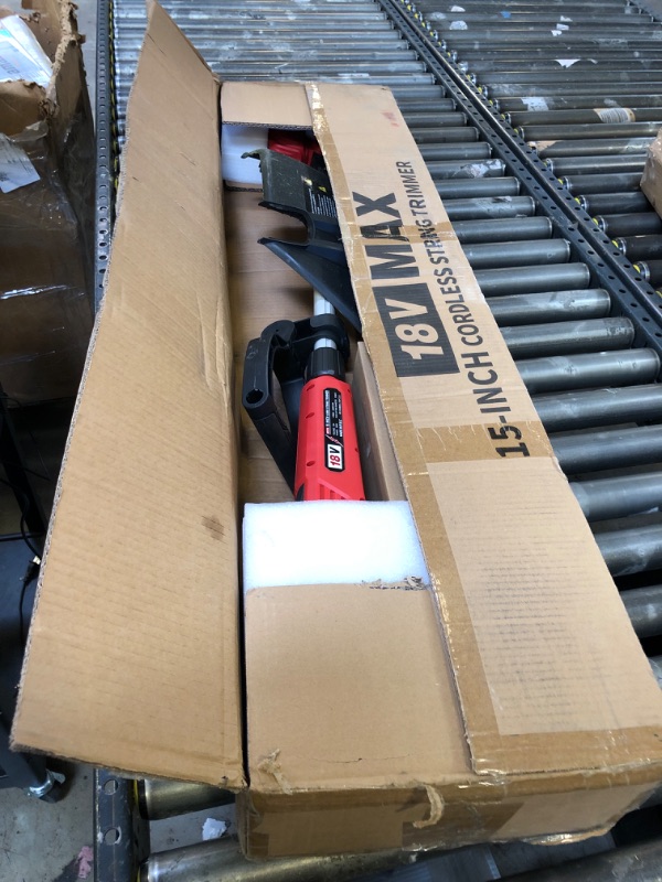Photo 1 of 15 Inch  Wacker Compatible with Milwaukee 18V Batteries, Cordless String Trimmer & Edger, Brushless Motor, Extendable Pole, Extra Complimentary Weeding Rope *1 (Tool Only)