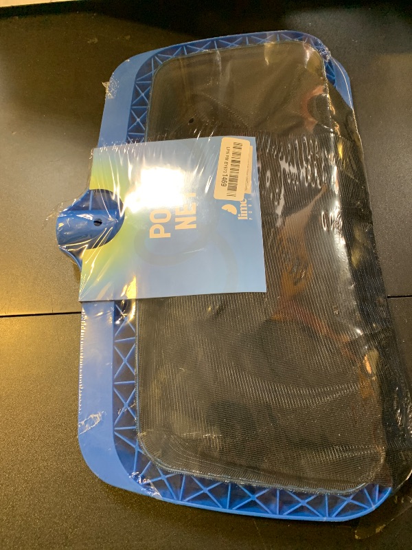 Photo 1 of Pool Skimmer Net for Cleaning – Heavy Duty Deep Mesh Pool Net Skimmer - Leaf Rake Net for Swimming Pools, Ponds - Strong Frame - Fits Standard Pool Poles (Net Only, No Pole)
