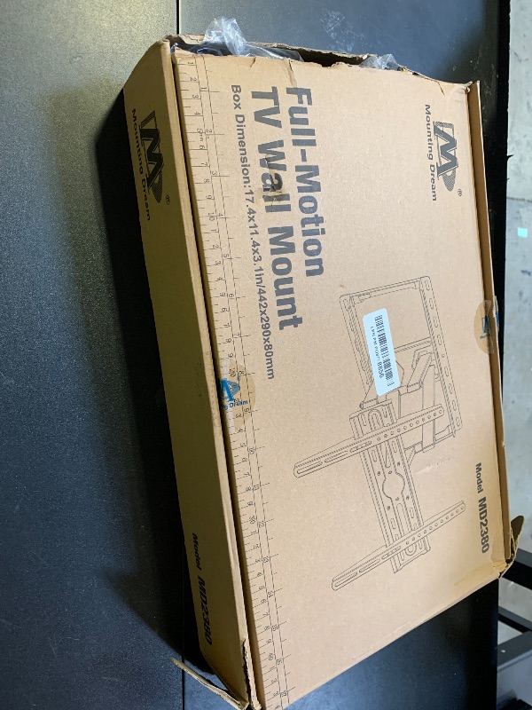 Photo 1 of Mounting Dream TV Wall Mount for 32-65 Inch Television,Mount with Swivel and Tilt, Full Motion Bracket with Articulating Dual Arms, Fits 16inch Studs, Max VESA 400X400 mm, 99lbs, MD2380