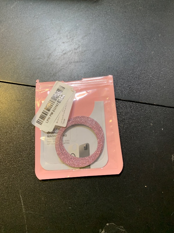 Photo 1 of 4 Pack Universal Magnetic Ring, Jsoerpay Metal Ring Sticker for All Phone Cases & Wireless Charging, Magnetic Car Mount/Phone Holder Conversion Kit, Pink