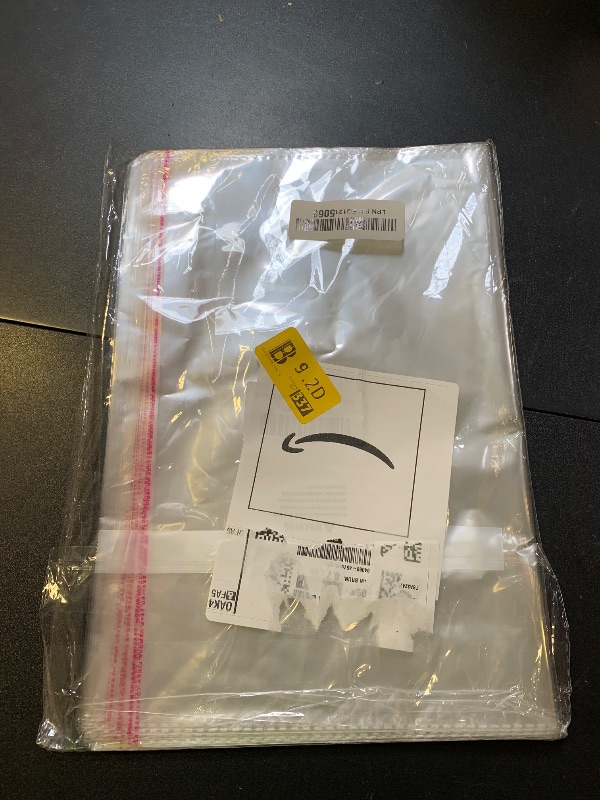 Photo 1 of Cellophane Bags, 70 Pcs Resealable Clear Poly Bags for Clothes, Shirt Bag, Decorative Wrappers, Party Favors & Artwork(12x16)