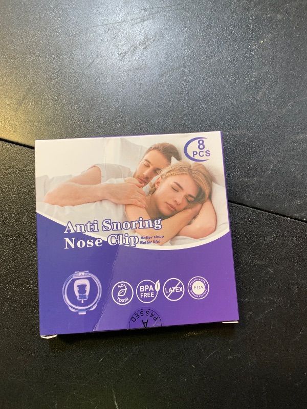 Photo 1 of OHALEEP Anti Snoring Devices, Snore Stopper with Adjustable Magnet, Silicone Nose Clip Stop Snoring, Effective to Relieve Snoring, Snoring Solution for Comfortable and Quieter Sleep,White, M
