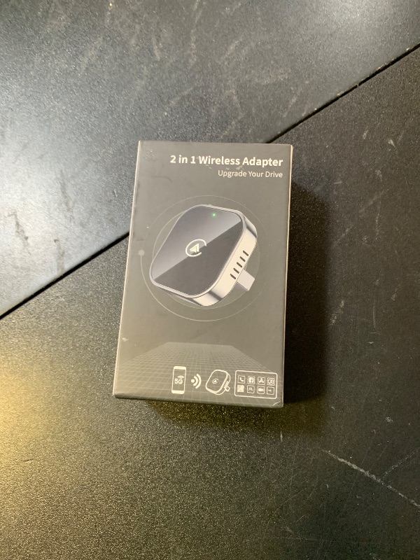 Photo 1 of Teeran 2 in 1 Wireless CarPlay and Android Auto Adapter, Easy Setup Plug and Play, Fast Seamless Use Supports 1000+ Car's with Built-in Wired Car Play/Android Auto, Compact Sleek Design Car Adapter