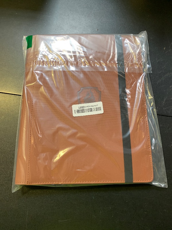 Photo 1 of Premium Card Binder with 9 Pockets, Sturdy Fabmaker Trading Card Albums for 360 Cards, Brown PU Cover Album Holders for YuGiOh, MTG, TCG, Sports Cards