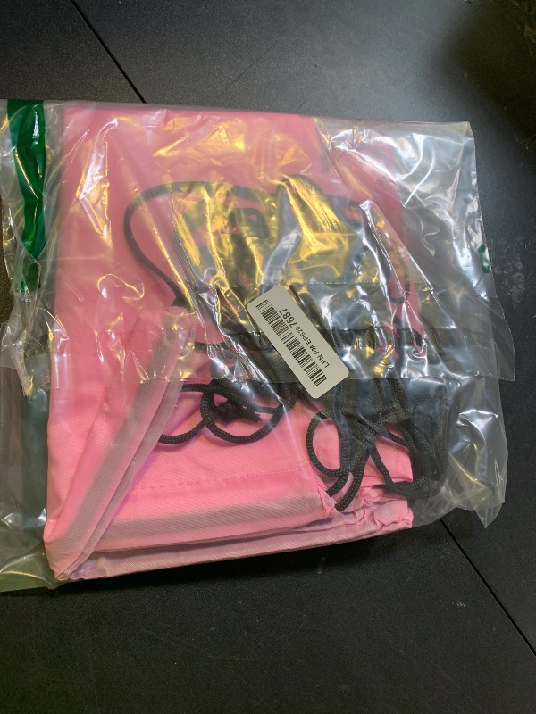 Photo 1 of PLULON 6 Pcs Drawstring Bags Bulk Pink Drawstring Backpack String Backpack Cinch Sack Sport Gym Backpack Bags for Yoga Traveling Outdoor Sports