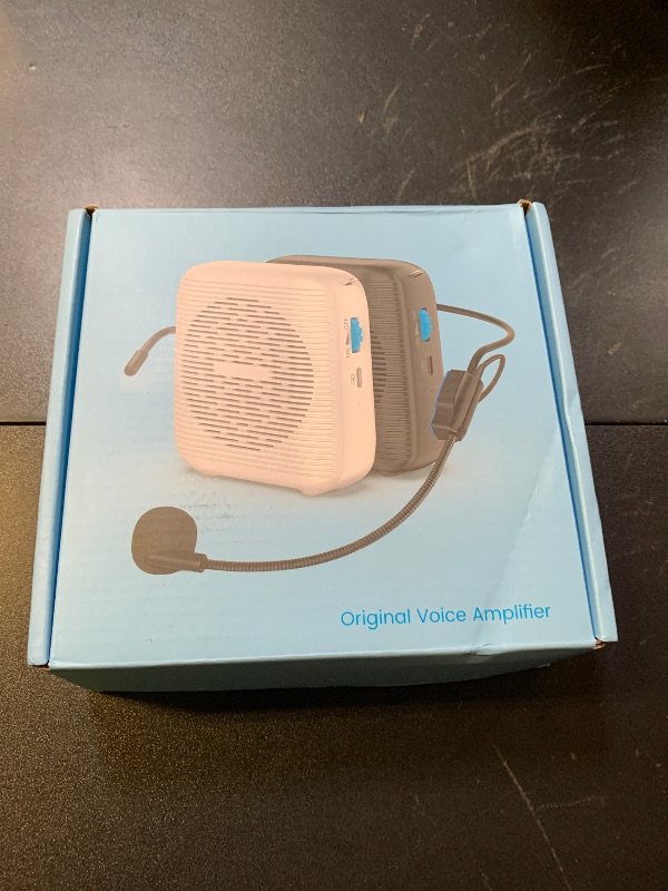 Photo 1 of (White) Portable Rechargeable Voice Amplifier for Teachers, Coaches, Tour Guides, presentations, and Meetings with a Large Number of attendees (White)