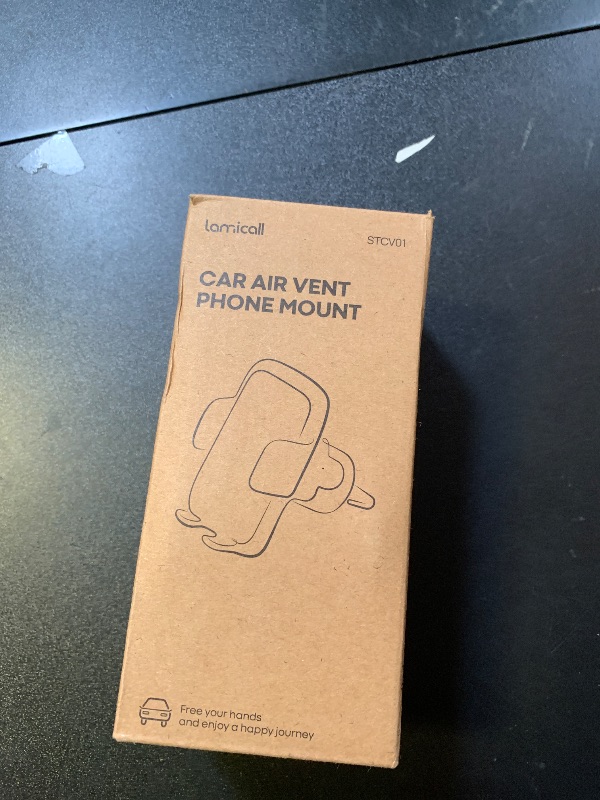 Photo 1 of Lamicall 2025 Wider Clamp & Metal Hook Car Phone Holder Vent [Thick Cases Friendly] Phone Holders for Your Car Mount Automobile Hands Free Cradle Air Vent for iPhone 17 16 15 14 13 Pro Max Smartphone