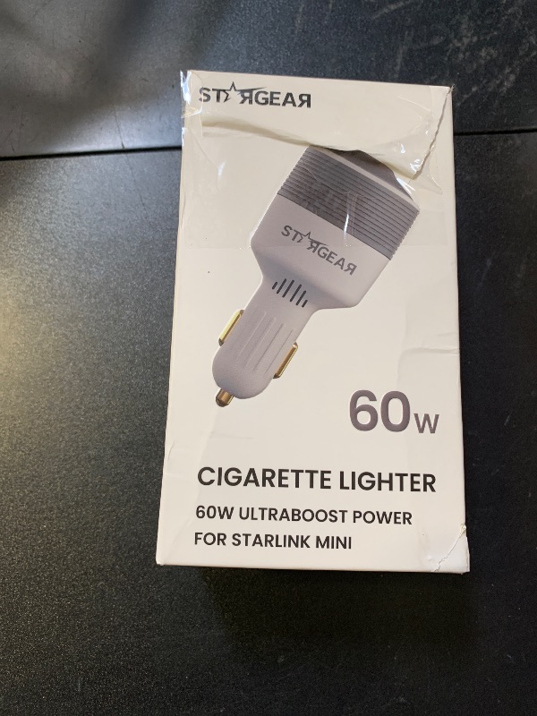 Photo 1 of STARGEAR Starlink Mini Car Adapter 12V to 24V DC Step Up Converter with 60W Car Cigarette Lighter Adapter, Starlink Mini 12V Adapters Supports 16 AWG Official 30M, Ideal for RV, Boat, Trailer