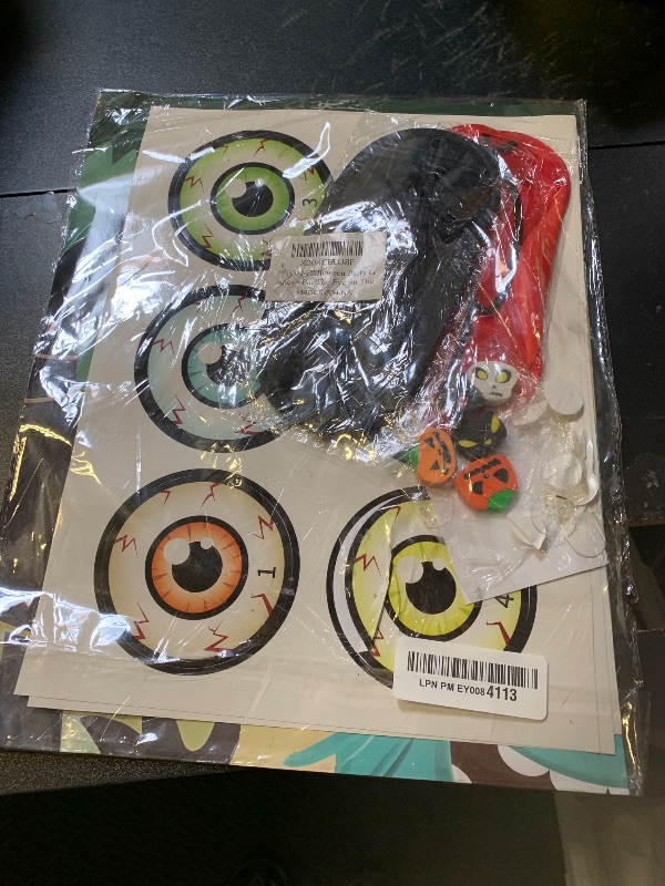 Photo 1 of Haunt Couture Reusable Halloween Party Games with Rewards - Pin The Eye on The Monster - 30 Players -02