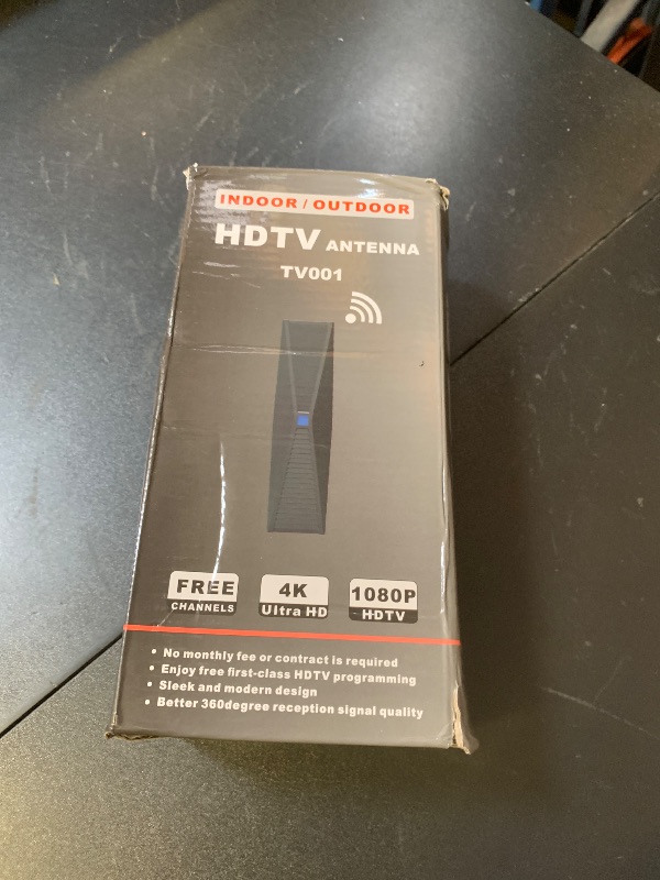 Photo 1 of 2025 Antenna for Smart TV for Local Channels,TV Antenna Indoor for Long Range Reception, Digital Antenna for Easy Installation and All Smart/Old TVs, Supports 4K 1080P HD VHF UHF