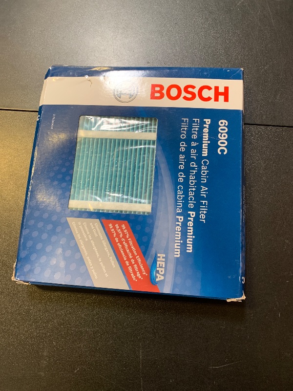 Photo 1 of BOSCH 6090C HEPA Cabin Air Filter - Compatible with Select Ram 1500, 1500 Classic, 2500, 3500, 4500, 5500 Trucks