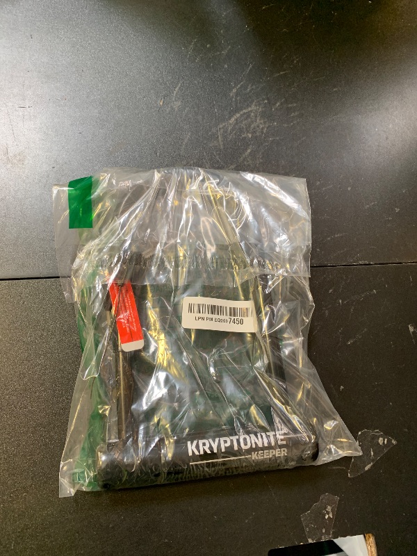 Photo 1 of Kryptonite Keeper Standard Anti-Theft U-Lock, Heavy Duty, 12mm Shackle, Black, Combination Lock, Lifetime