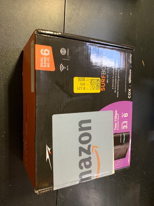 Photo 1 of ARRIS (G18) - Cable Modem Router Combo - Fast DOCSIS 3.1 Multi-Gigabit WiFi 6 (AX1800), Approved for Comcast Xfinity, Cox, Spectrum & More