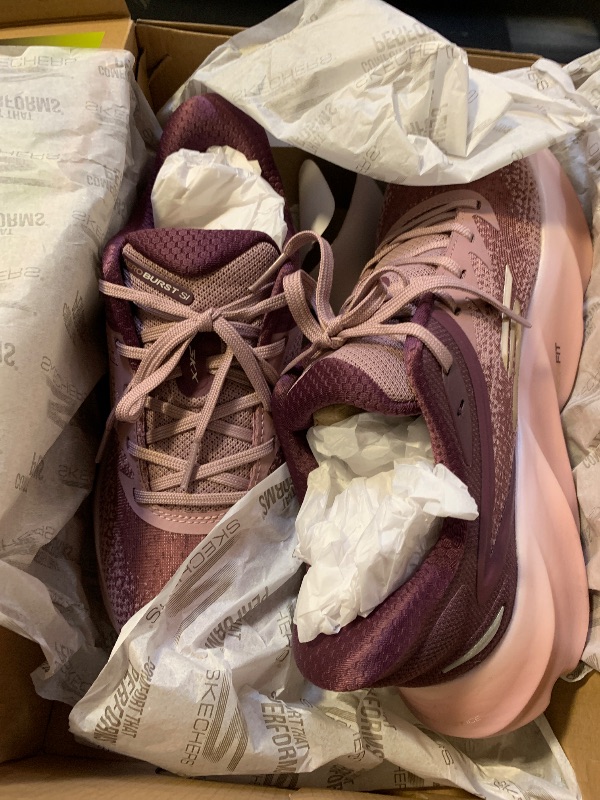 Photo 1 of Skechers Women's Aero Burst Hands Free Slip-Ins Sneaker, Burgundy, 7