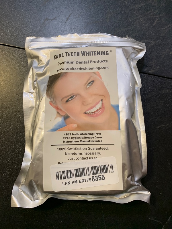 Photo 1 of Teeth Whitening Trays Moldable 4 Dental Trays 2 Retainer Case Teeth Trays for Tooth Whitening Gel Compatible with Opalescence Teeth Whitening Gel
