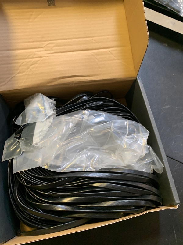 Photo 1 of STARGEAR 150FT Starlink Gen 3/Mini Cable, Starlink Flat Hidden Power Ethenet Cable, Starlink Accessories Extreme Slim Power Cord Shielded for Window Door