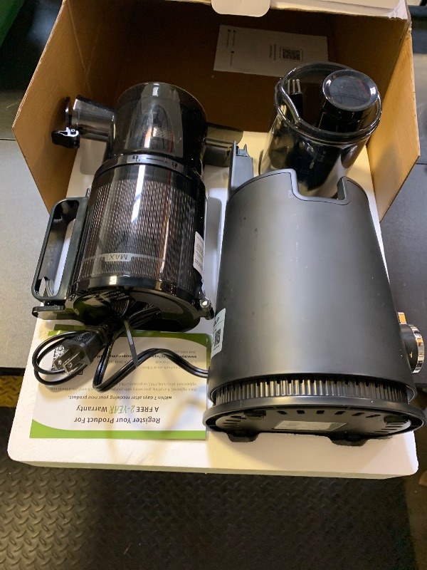 Photo 1 of ECOSELF Juicer Machines with Wide Mouth & Large Feed Chute, Professional Cold Press Juicer For Whole Fruits & Vegetables, Self Feeding for Juice Extractor Machine, Easy to Clean, High Juice Yield