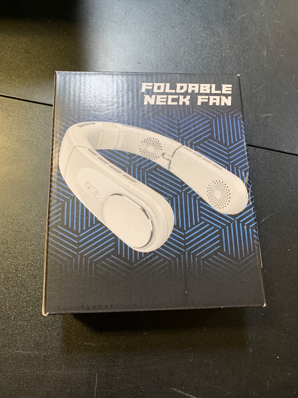Photo 1 of ChillGo Neck Fan - Portable, Foldable, Bladeless Personal Fan with 4 Vent Air Conditioner Effect, Strong Airflow, 5200mAh Battery for Travel and Outdoor