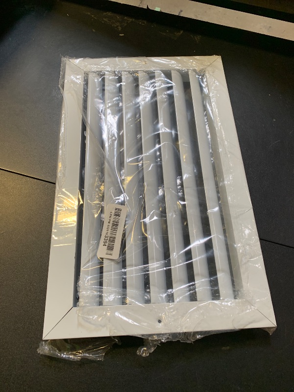 Photo 1 of Fits 14" x 8" Duct Hole [15.6" x 9.6" Face] - Aluminum Return Grille, Rust-Free, Fixed Blades, Suitable for Ceiling/Wall, No Adjustments Required