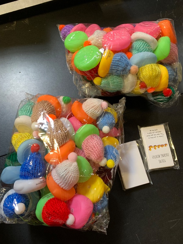 Photo 1 of Liliful 72 Set Employee Appreciation Gift Bulk for Coworker Inspirational Mini Rubber Ducks with Glasses You Are Awesome Sign Cheer up Card Thank You Gift for Staff Team Teacher Women