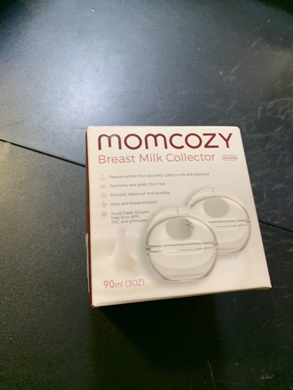 Photo 1 of Momcozy Breast Milk Collector, Milk Collectors for Breastfeeding, Reusable Breast Milk Shells, Silicone Catcher with More Fit & Soft (3oz/90ml, 2 Counts)