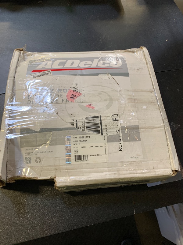 Photo 1 of ACDelco Silver Front Brake Rotor 18A912A | GM 19261779 Brake Rotors for Select Honda Accord, Honda Civic, CR-Z, Element, Fit, Acura CSX, ILX, and more