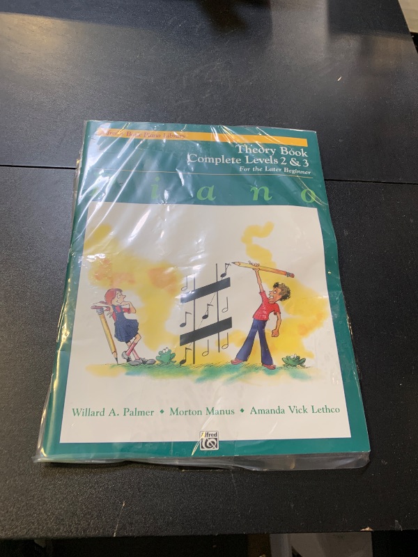 Photo 1 of Alfred's Basic Piano Library Theory Complete, Bk 2 & 3: For the Later Beginner (Alfred's Basic Piano Library, Bk 2 & 3)