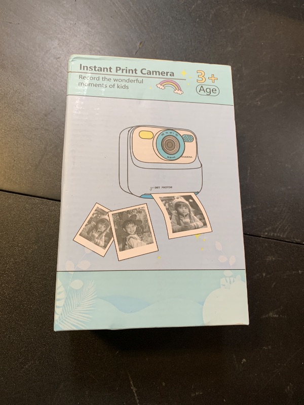 Photo 1 of Kids Instant Digital Cameras for Boys and Girls, 1080P HD Dual-Lens Selfie Digital Camera with Print Paper & 32G Card, Christmas Birthday Gifts Toys for Toddler and Teenagers Age 3-16 Years Old