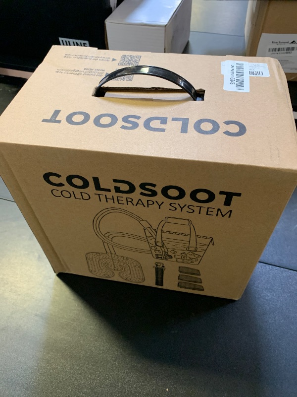 Photo 1 of COLDSOOT Cold Therapy Machine w/Timer, Compact and Portable Ice Machine for Knee After Surgery, Knee Replacement Recovery System, Cryotherapy Pain Relief w/Compression Pad for Shoulder, Hip and Ankle