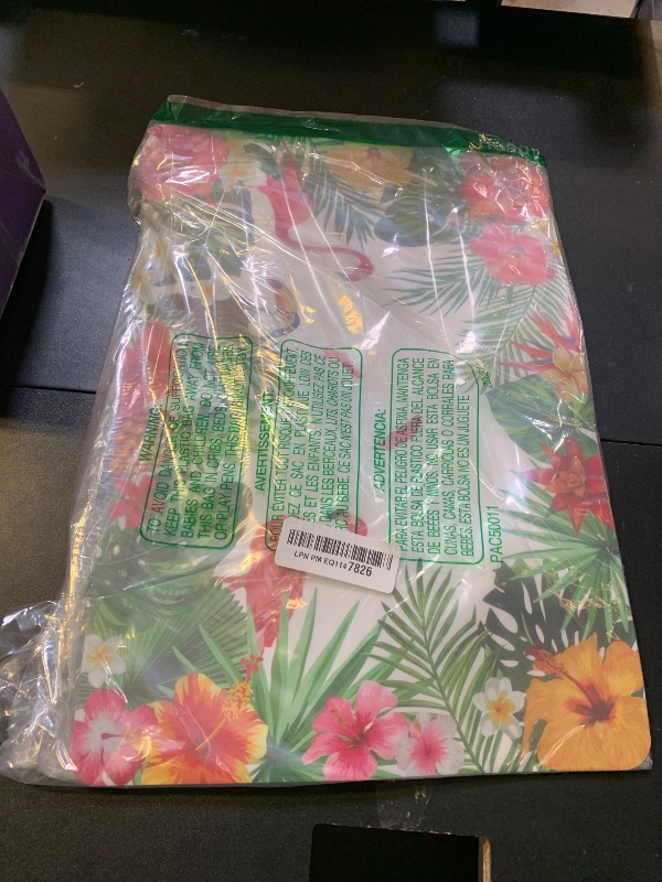 Photo 1 of Tarklanda Flowers Placemats Set of 6, Plastic Place Mats Washable Table Mats Summer Plants Placemats for Home Dining Kitchen Party Decor 11"x15.7"