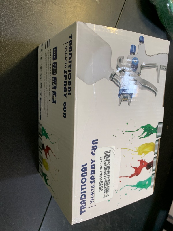 Photo 1 of LVLP Air Spray Gun Premium Kit with 1.3/1.5/1.7mm Nozzle & Air Regulator,Automotive Paint Sprayer, for Cars & House DIY Painting Gun