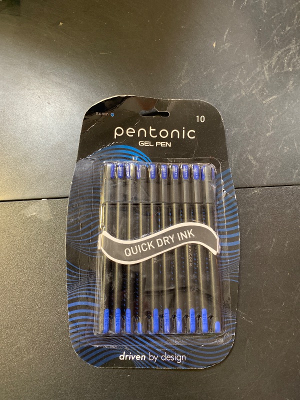 Photo 1 of Pentonic LINC 0.6 mm Gel Pen Blister Pack (Blue Ink, Pack of 10)