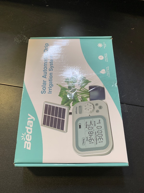 Photo 1 of Solar Automatic Drip Irrigation System Houseplant Auto Self Watering Device Waterer for 15 Potted Plants Outdoor Indoor Garden Balcony Vacation While Away