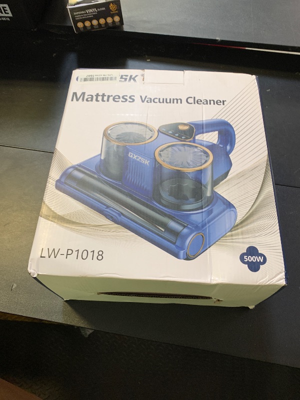Photo 1 of Gxzsk Mattress Vacuum Cleaner, 16kPa Bed Vacuum Cleaner with 253.7nm UV-C Light, Ultrasonic & 140? Heating, Dual Cup & Widen Suction Port Handheld Vacuums for Bed, Sofa, Couch, Crib (500W, Corded)