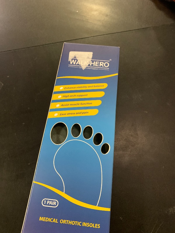 Photo 1 of Plantar Fasciitis Feet Insoles Arch Supports Orthotics Inserts Relieve Flat Feet, High Arch (Mens 6-6 1/2 | Womens 8-8 1/2)