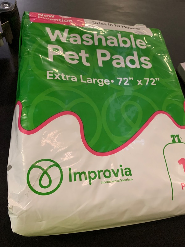Photo 1 of IMPROVIA® Reusable Puppy Pad – Waterproof, Extra-Absorbent, Washable Pee Pad for Dog Training, Whelping, & More – Protect Your Floors & Pet with Quick-Drying Potty Pad. (Extra Large - 72" x 72")